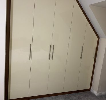 Cream Gloss Loft Wardrobe